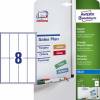 Magnetlabel Avery 50x140mm Inkjet J8875-5 8/ark 5ark/pak