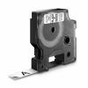 Labeltape DYMO D1 polyester 12mm sort på hvid 