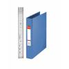 Ringbind Esselte PP blå A5 25mm 2-rings 47685