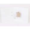 Brevordner Q-Line hvid A4 metalskinne 75mm ryg 