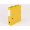 Brevordner Q-Line gul A4 metalskinne 75mm ryg 