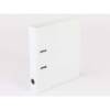 Brevordner Q-Line hvid A4 metalskinne 50mm ryg 