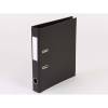 Brevordner Q-Line sort A4 metalskinne 50mm ryg 