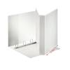 Indstiksmappe A4 Maxi 55293 45/30 mm 4DR m/lomme hvid 