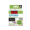 Prægetape D1 sort/rød 24 mm x 7 m 57717 Dymo 