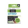 Labeltape DYMO XTL 24mmx7,5m hvid på sort vinyl universal 