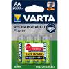 Batteri Varta genopladelig/ Recharge Power AA 2600mAh 4stk/pak