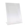 Brochuredisplay bnt klar A5 L-form t/bord 148x210mm