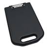Clipboard Wedo m/håndtag og rum sort 