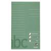 Glosehæfte Bantex 102x170 lin 16bl 70g mørkegrøn 
