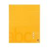 Skolehæfte Bantex 17x21cm ulin 32bl 70g gul 