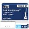 Håndklædeark Tork PeakServe  H5 1-lags 410 ark x 12 100585 Continuous