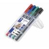 Marker Lumocolor Duo permanent F/M assorteret 4stk/sæt 348 