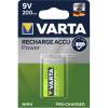 Batteri Varta Recharge Power 9V 200mAh 1stk/pak genoplad. 
