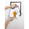 Skilt Duraframe Wallpaper A4 sort aftagelig inforamme 1stk