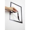 Skilt Duraframe Wallpaper A4 sort aftagelig inforamme 1stk