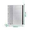 Register Leitz Recycle 1-12 A4 PP Sort 