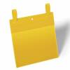Lagerlomme m/strop A5 tvær gul