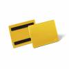Lagerlomme m/magnet A6 tvær gul
