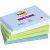 Post-it Super Sticky Notes 76mmx127mm 90ark/blk 5blk/pak Oasis farvekollektion