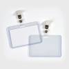 Navneskilte 60x90 mm bl&oslash;d lig- gende format t/ID plast 
