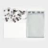 Navneskilte 100x150mm bl&oslash;d st&aring; -ende format t/ID plast 