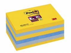 Post-it blok Super Sticky ass. 76x127mm 6blk/pak New York
