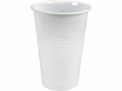 Drikkeb&aelig;ger Gastro-Line hvid 20/23cl pp m/riller 100stk/pak