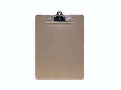 Clipboard A4 MDF m/kraftig klemme brun