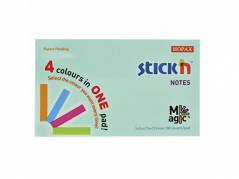 Blok Stick'N Magic 76x127mm 4x25blade i ass. farver