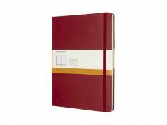 Notesbog MOLESKINE Classic hard linieret XL r&oslash;d