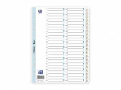Register ELBA Strong-Line A4 1-54 hvid 0,12mm