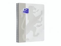 Notesbog Oxford TOUCH A4+ lys gr&aring; linieret 90g