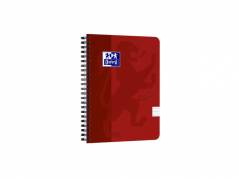 Notesbog Oxford TOUCH A5+ r&oslash;d linieret 90g