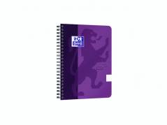 Notesbog Oxford TOUCH A5+ lilla blank 90g