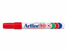 Marker Artline 90 permanent rød 2-5mm