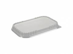 L&aring;g dome dPET t/foliebakke til 1096ml & 1400ml 100stk/pak