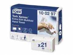 Papirhåndklæde Tork Xpress H2 Premium Extra Soft 2-lag 2100ark 100297