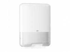 Dispenser Tork H3 hvid t/papirh. single&C-fold 553000