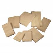 Papirpose m/snor 1/4kg brun 140x175mm 1000stk/pak 50g