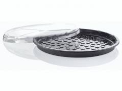 Pizzabakke rund plast C-PET 120stk/kar &Oslash;320mmx25mm