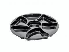 Tapasbakke rund plast C-PET &Oslash;320mmx25mm 150stk/kar