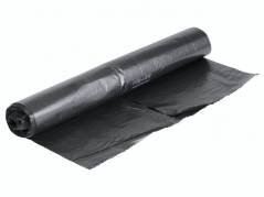 Plastiks&aelig;k HDPE 700x1100mm Ultra 19my 100l sort 20stk/rul