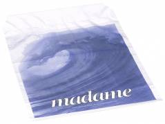 Hygiejnepose Madamepose bølgemotiv hvid 500stk/pak