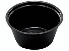 Dressingb&aelig;ger 60ml/2 oz &Oslash;62x27mm sort PP 250stk/pak