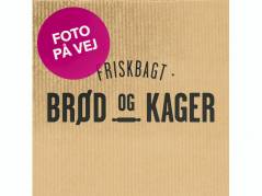 Indpakningspapir 45cmx250m rib. brun Friskbagt br&oslash;d og kager