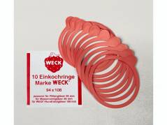 Gummiring t/&Oslash;10cm glas Weck (RR100) 10stk/pak