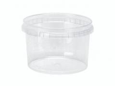 Plastb&oslash;tte + l&aring;g handy-lock PP &Oslash;95x65mm 280ml 475s&aelig;t/kar