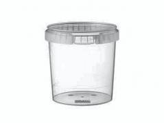 Plastb&oslash;tte + l&aring;g handy-lock PP &Oslash;133x130mm 1180ml 180s&aelig;t/kar