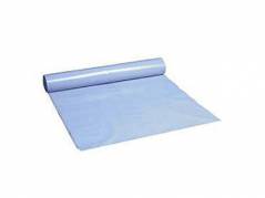 Affaldss&aelig;kke plastik bl&aring; 550x1030mm Luksus 10stk/rul